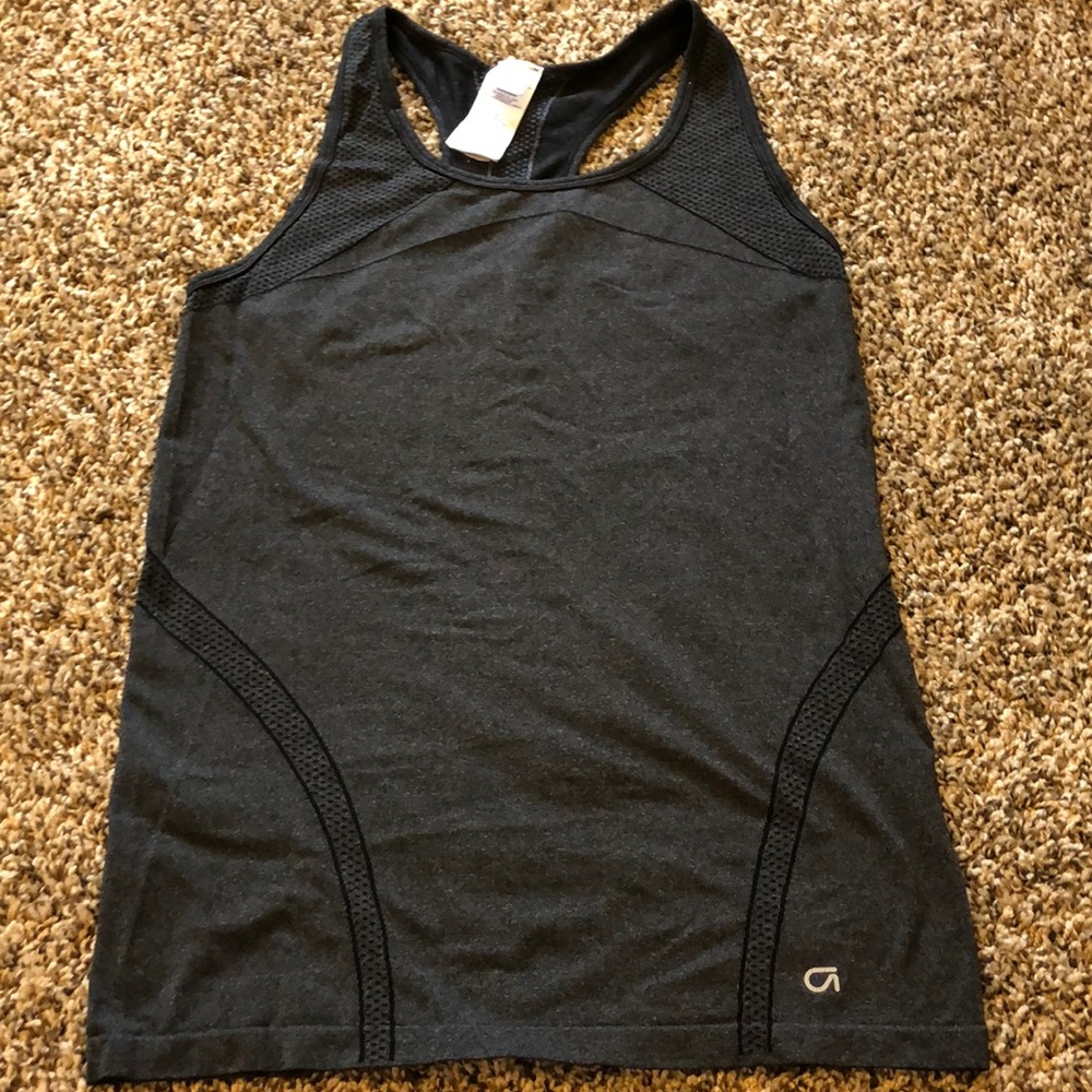 Gap Fit Racerback Tank size medium charcoal gray